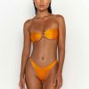 Tops * | Top Sellers Cecetumeric Bandeau Bikini Top Turmeric