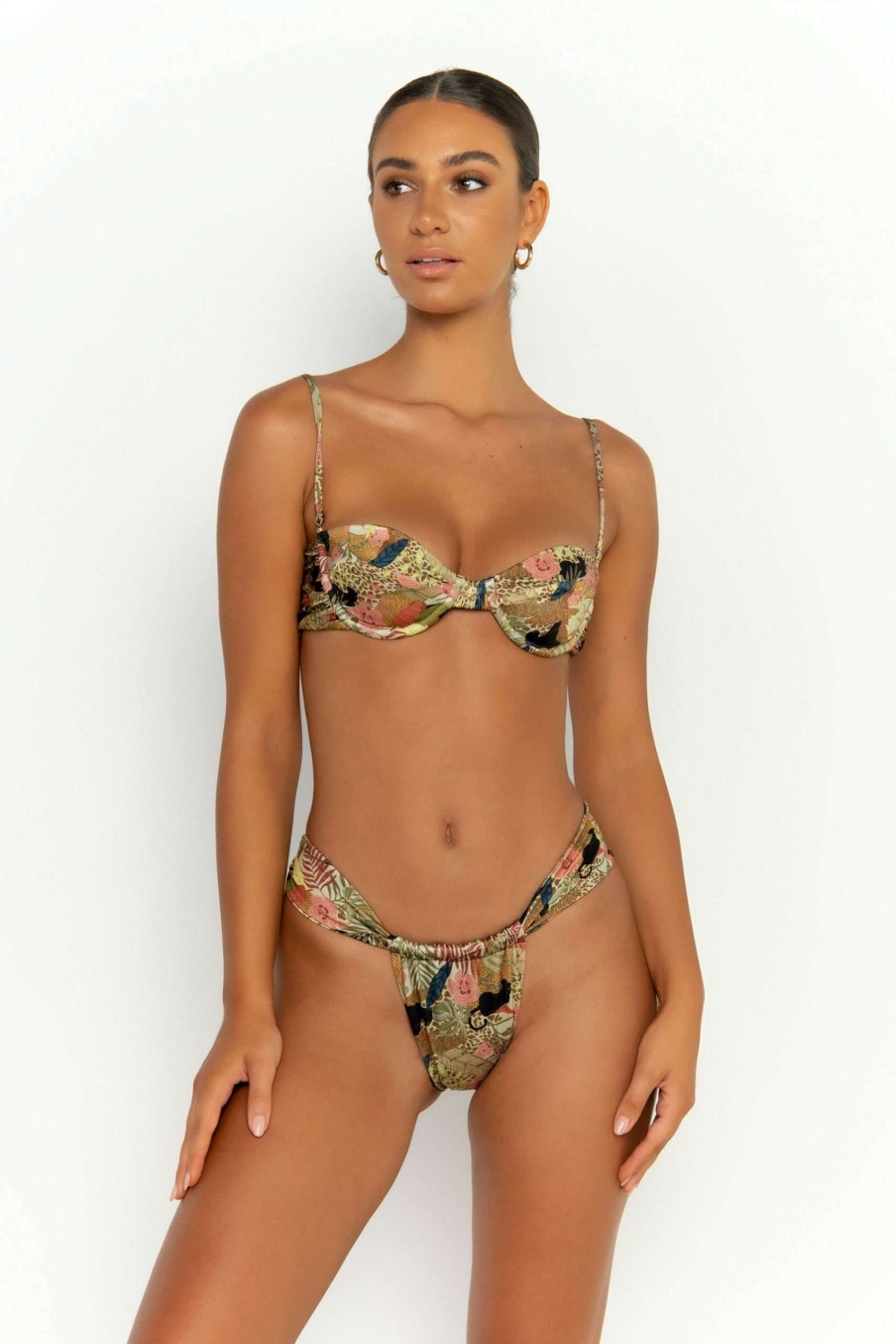 Sale * | Exquisite Gifts Rylee Balconette Bikini Top Jaguar