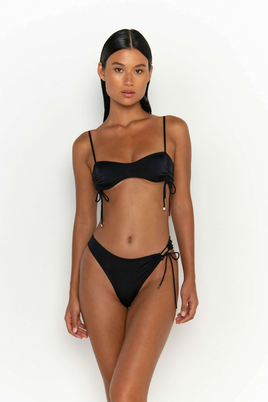 Tops * | Good Quality Bea Bralette Bikini Top Nero