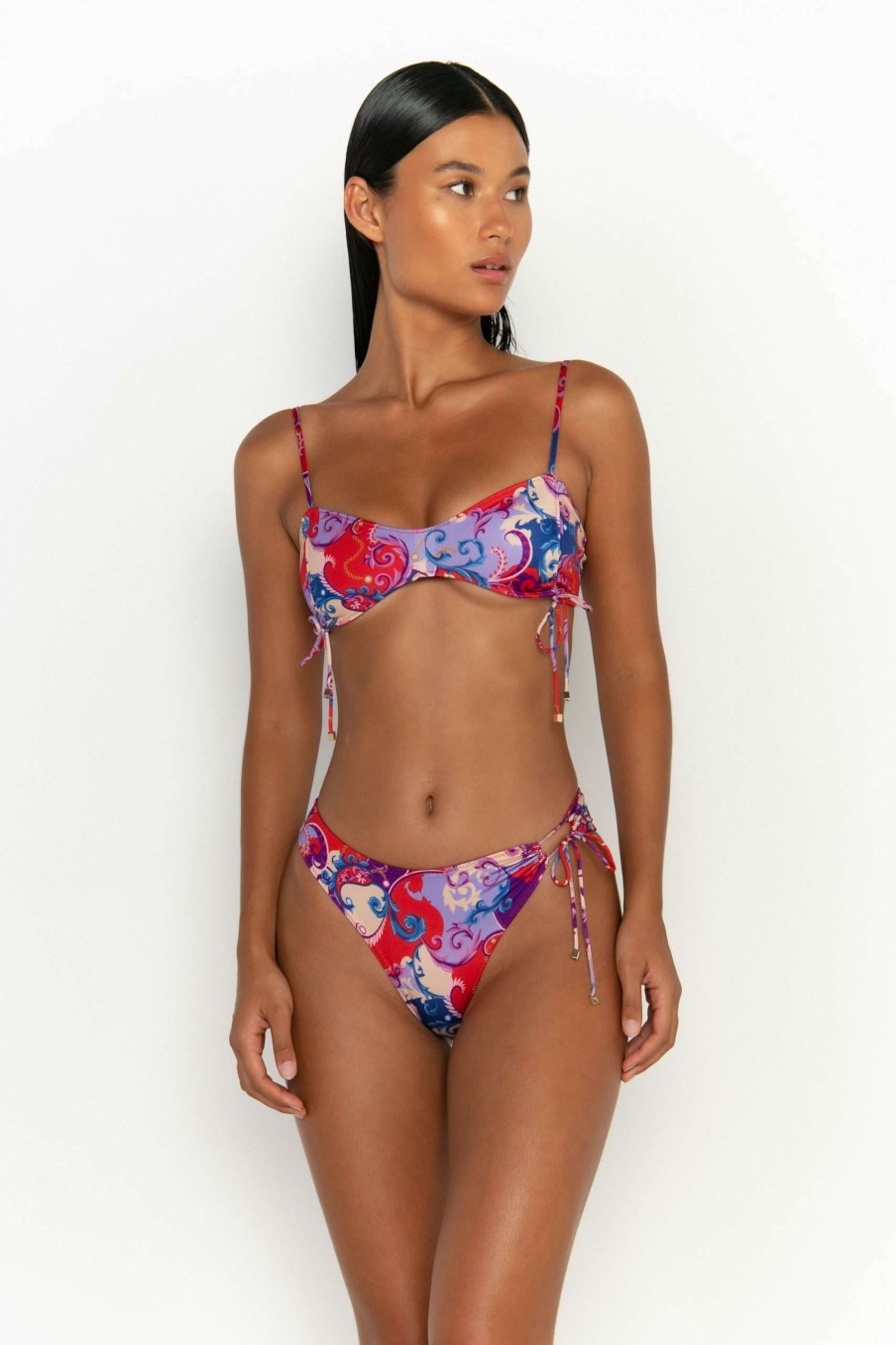 Tops * | Popular Bea Bralette Bikini Top Rococo