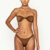 Tops * | Sale Marlowe Rum Bandeau Bikini Top Pascolo