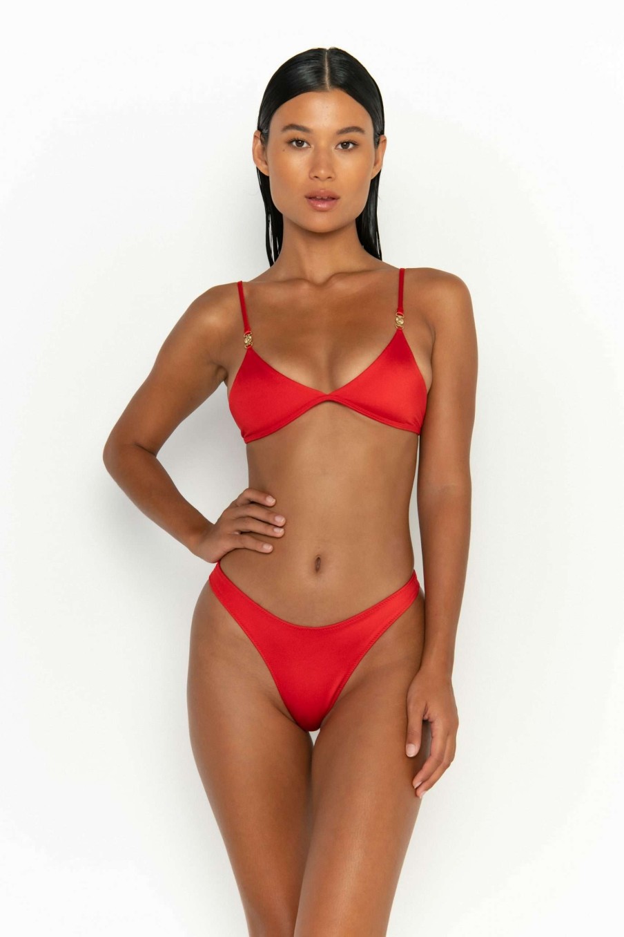 Tops * | Top Sellers Juliet Bralette Bikini Top Siren