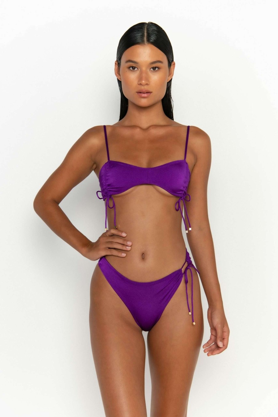 Tops * | Excellent Quality Bea Bralette Bikini Top Petunia