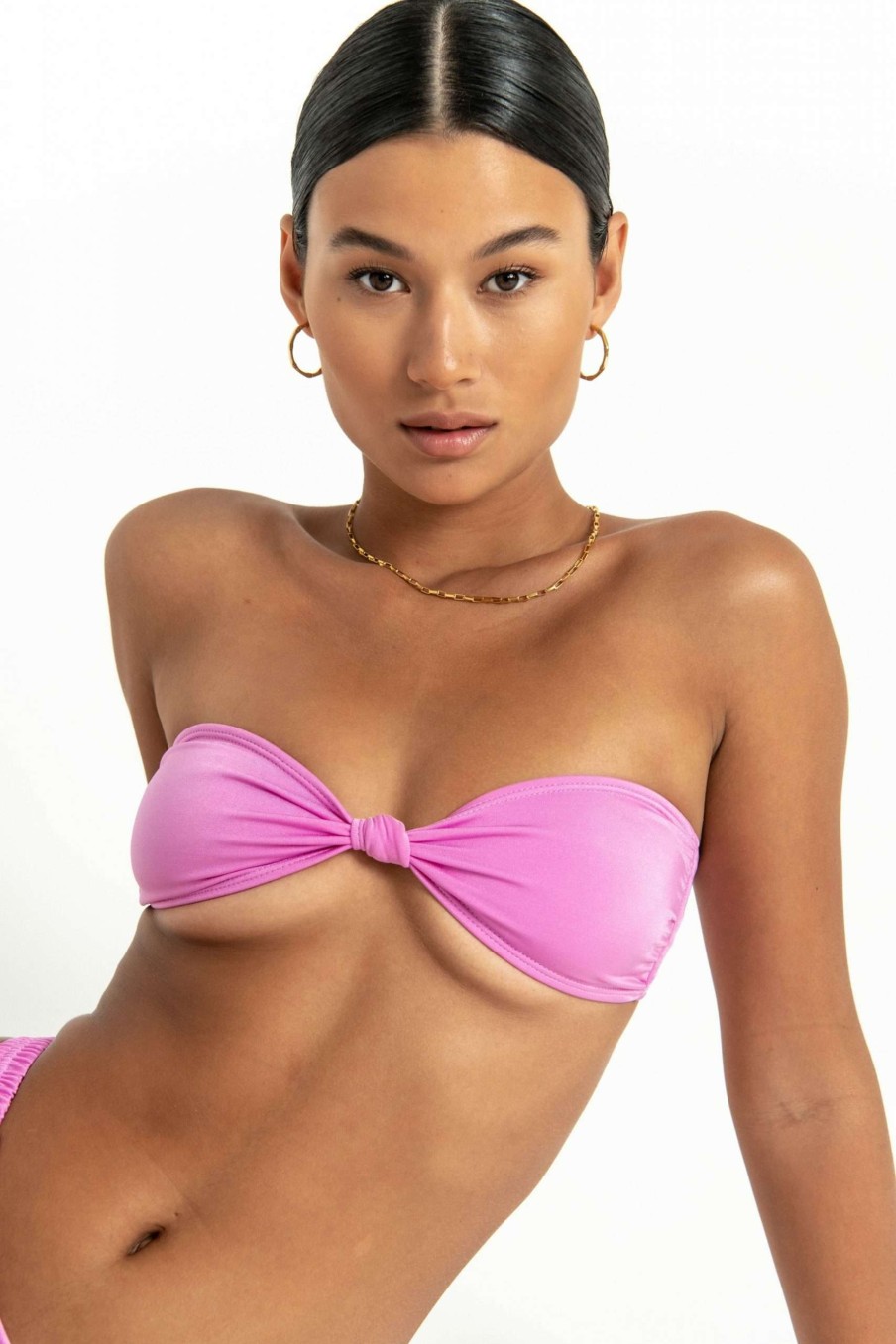 Tops * | Top Sellers Marlowe Bandeau Bikini Top Profumo