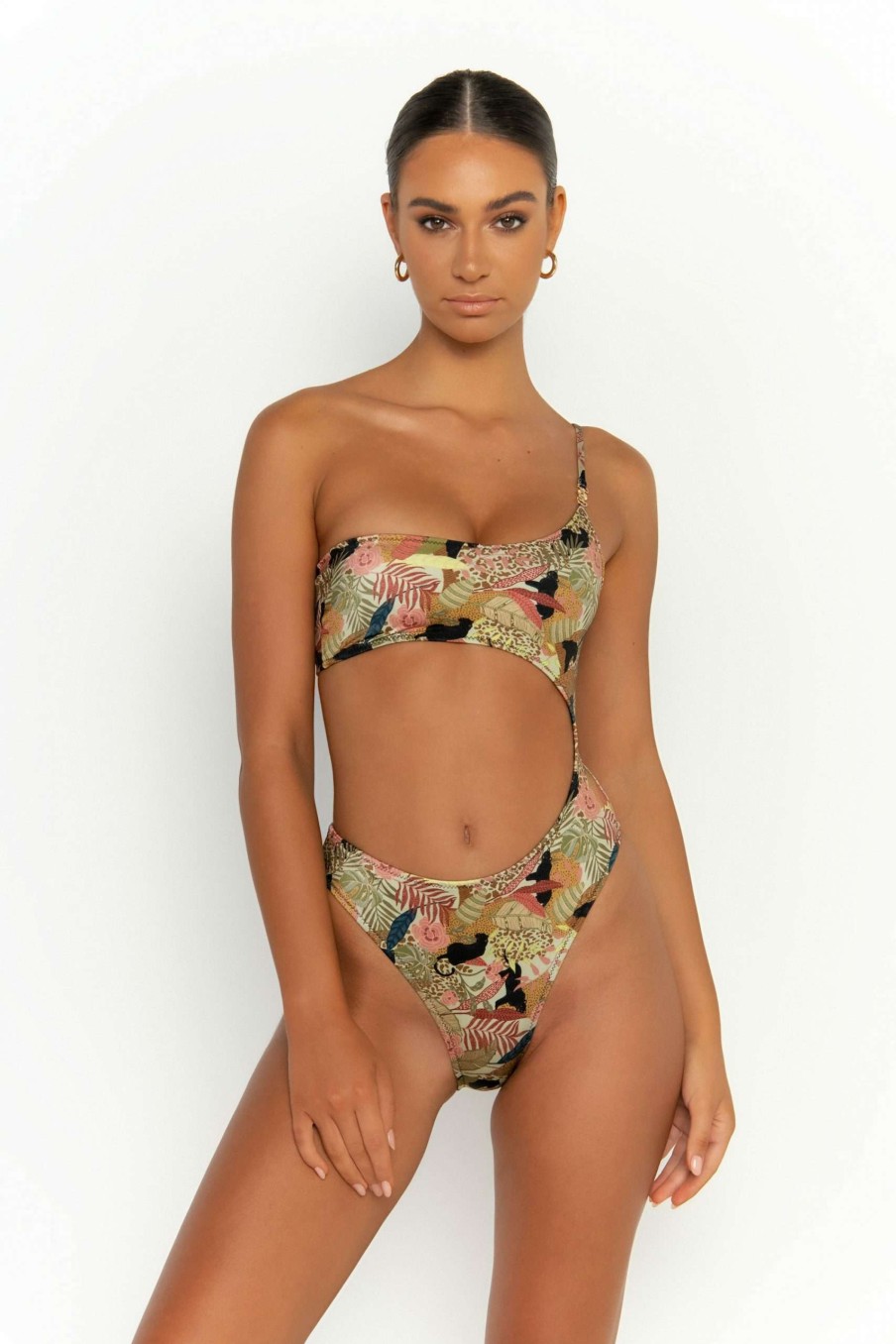 Sale * | New Threads Bonita One-Piece Swimsuit Jaguar