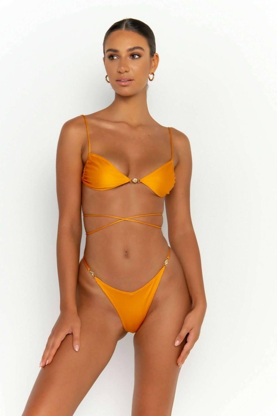 Tops * | Exquisite Gifts Ella Bralette Bikini Top Turmeric