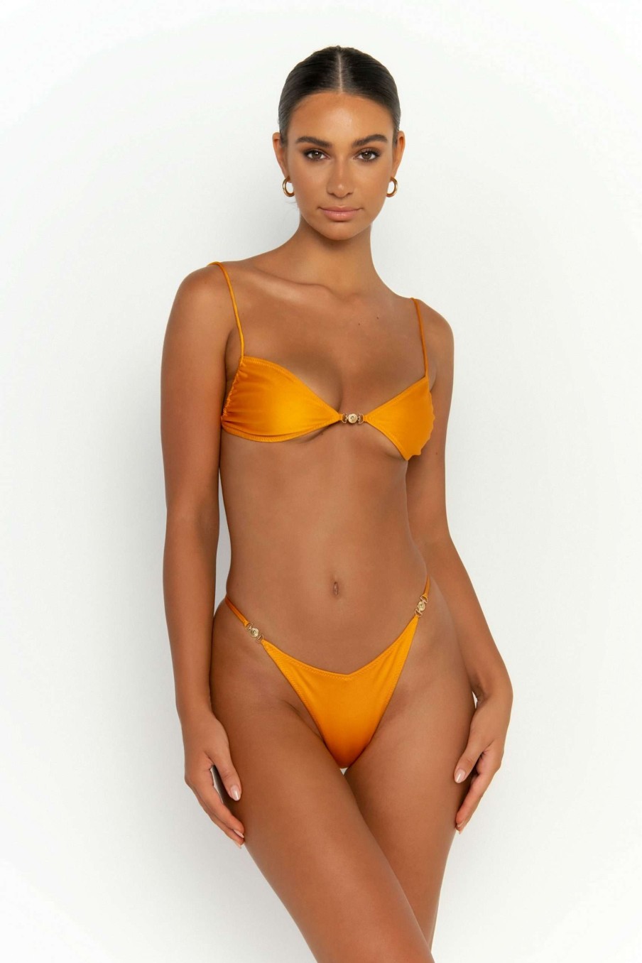 Tops * | Exquisite Gifts Ella Bralette Bikini Top Turmeric