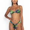 Tops * | Exquisite Gifts Rylee Floral Balconette Bikini Top Leopard