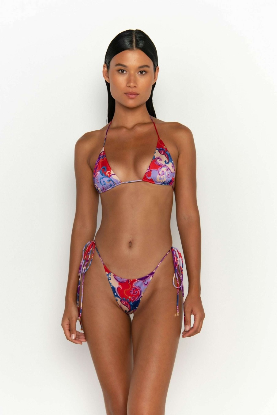 Tops * | Clearance Kaia Triangle Bikini Top Rococo