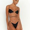 Tops * | New Threads Ella Bralette Bikini Top Nero