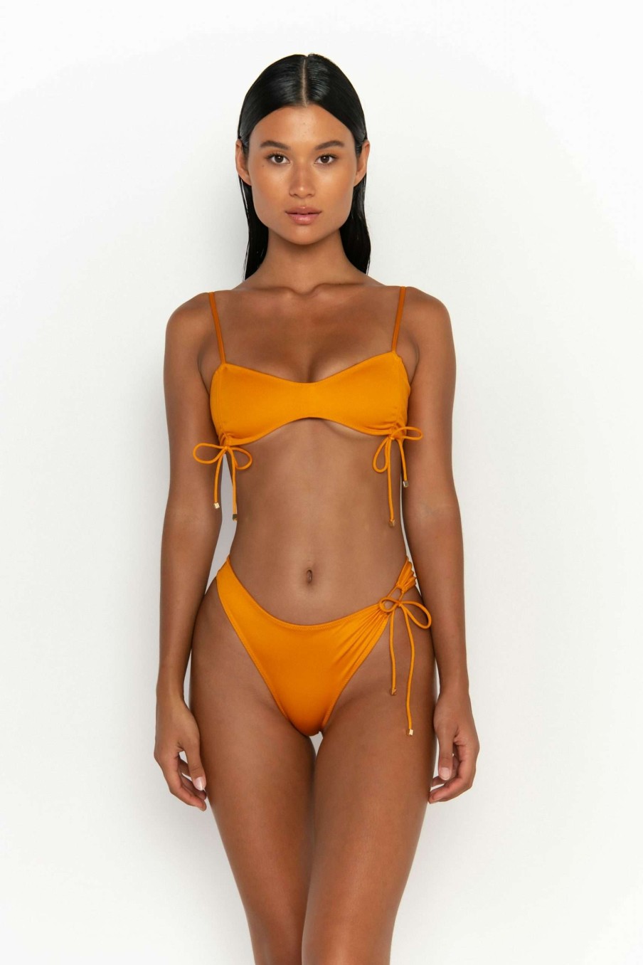 Tops * | Top Sellers Bea Bralette Bikini Top Turmeric