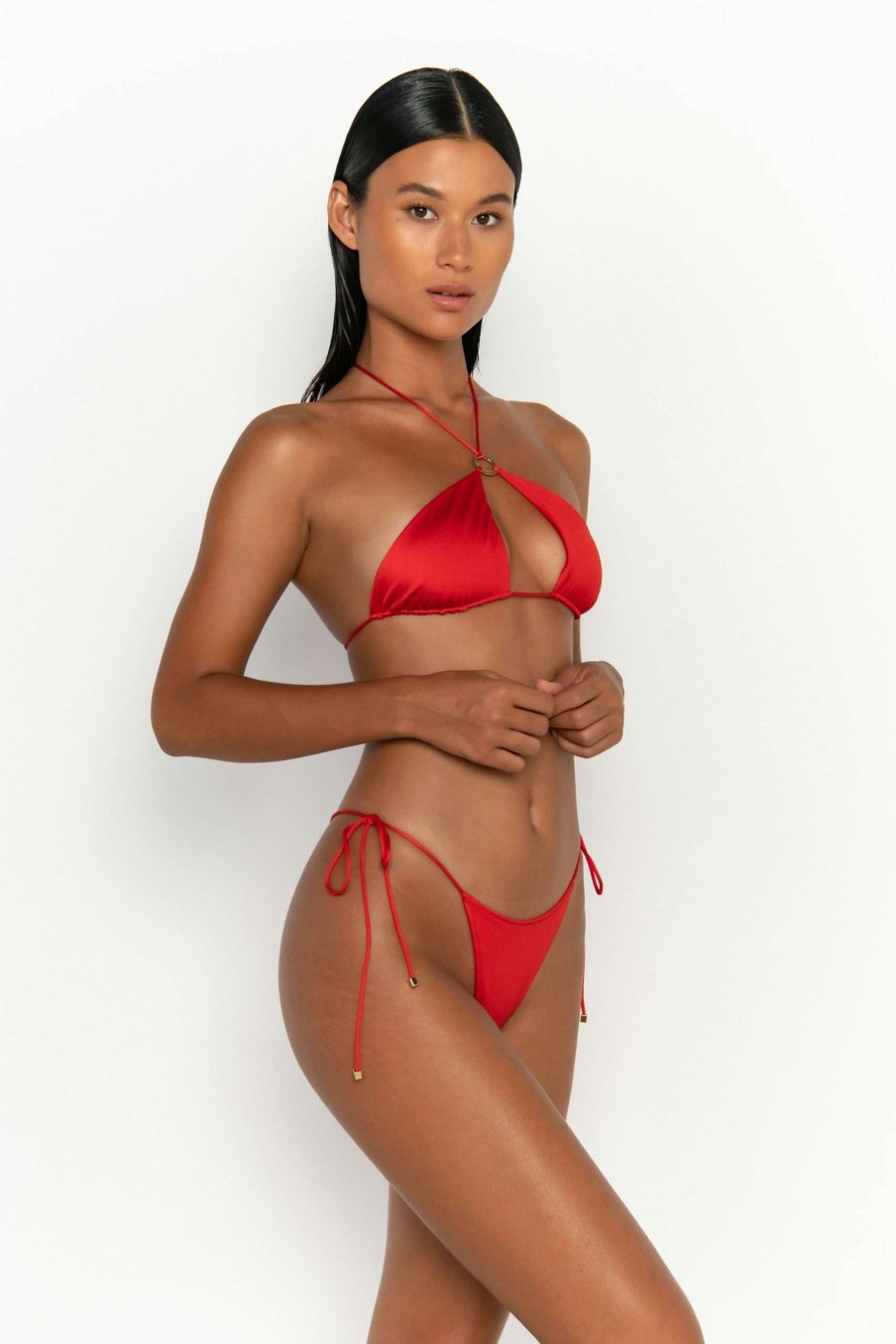 Tops * | Attractive Celene Halter Bikini Top Siren