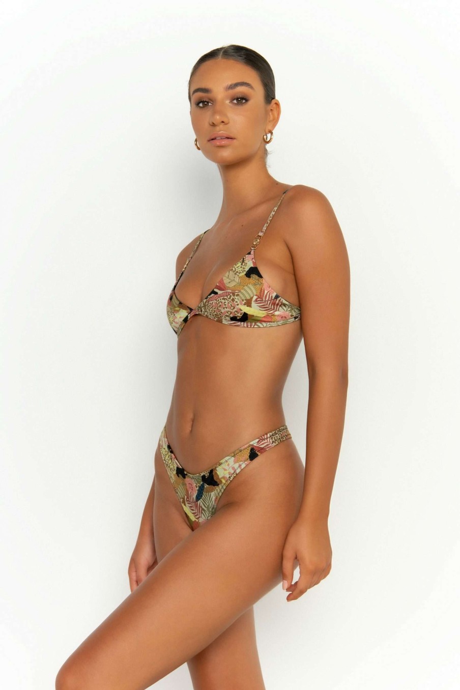 Tops * | Exquisite Gifts Juliet Bralette Bikini Top Jaguar