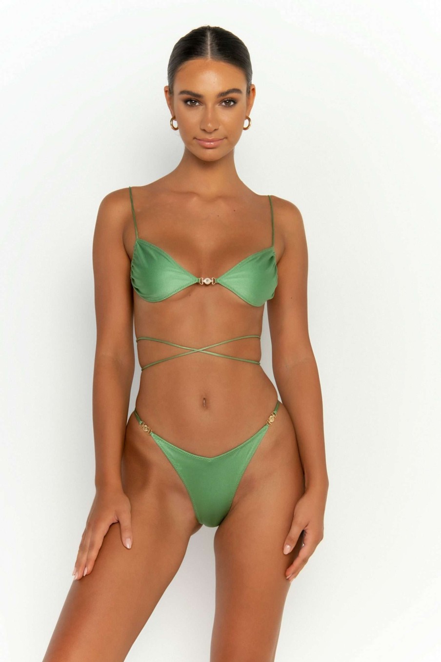 Tops * | Clearance Ella Bralette Bikini Top Maltese