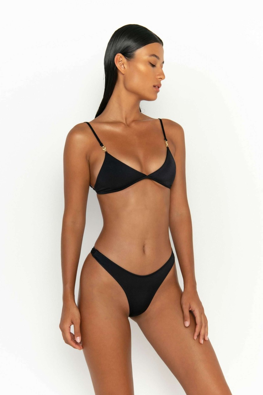 Tops * | Best-Selling Juliet Bralette Bikini Top Nero