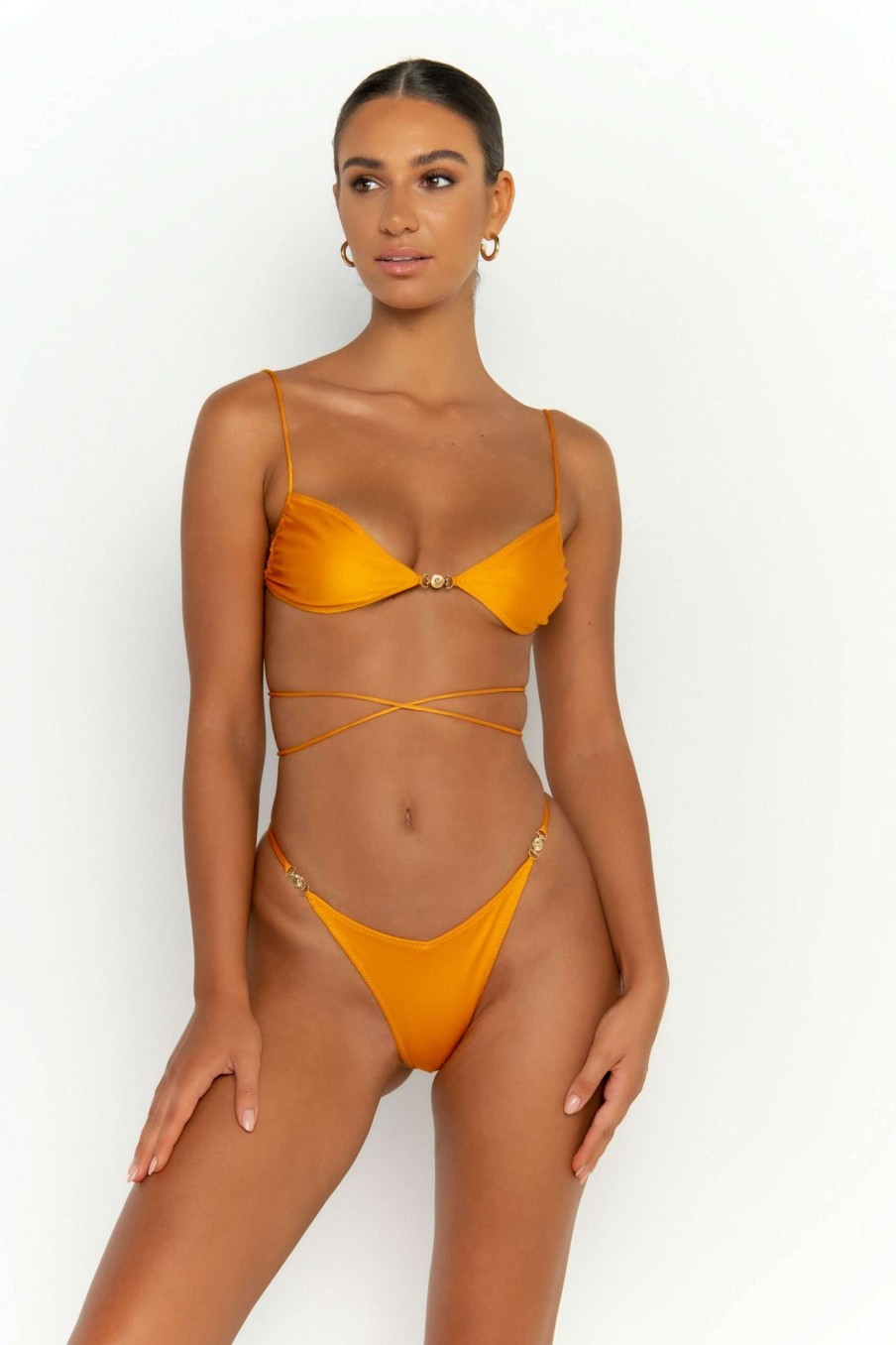 Bottoms * | Unique Lia Brazilian Bikini Bottoms Turmeric